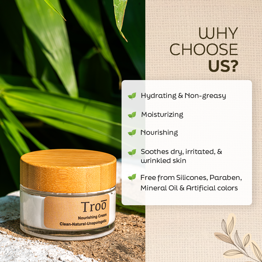 TROO Natural Honey Nourishing Cream | Pack of 1-50g